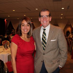 CEO Christine Blake with Senator John Eklund