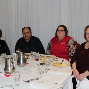 Members with Cardinal employees at round table