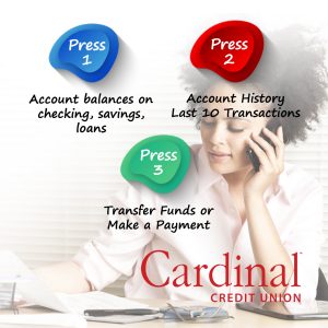 Press 1-3 for Telephone Banking Options